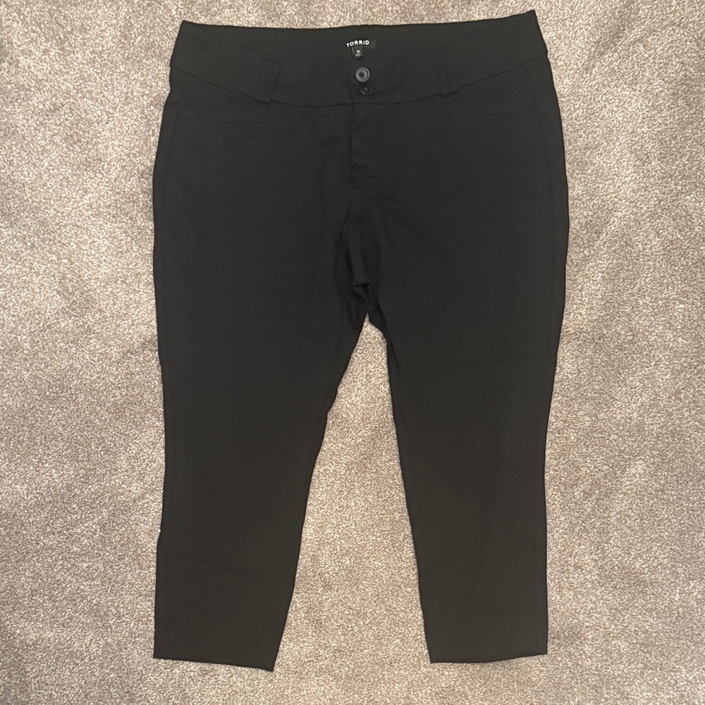 Torrid Black Cropped Pants